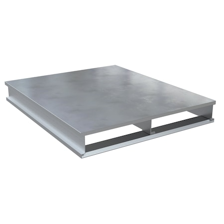 Vestil Aluminum Pallet, 48 in L, 42.125 in W, 6 H AP-ST-4248